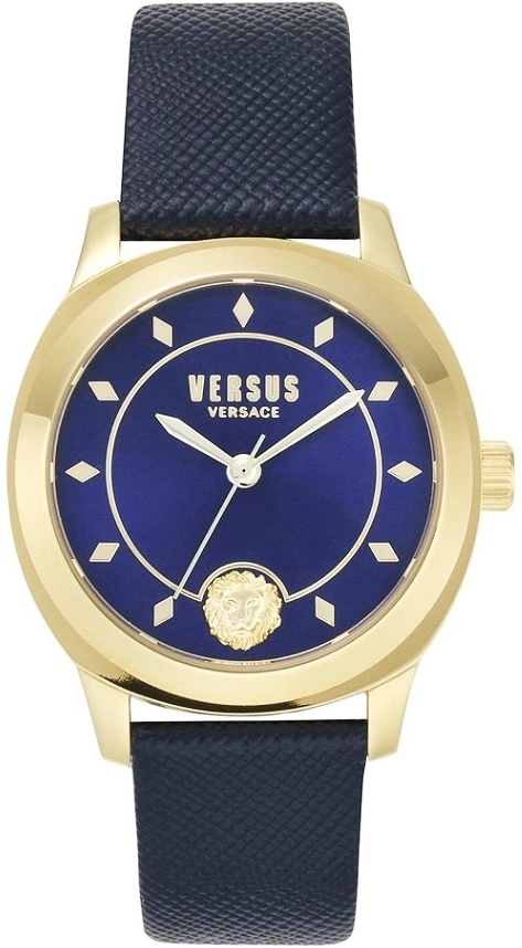Versus by Versace Damklocka VSPBU0318 Blå/Läder Ø37 mm