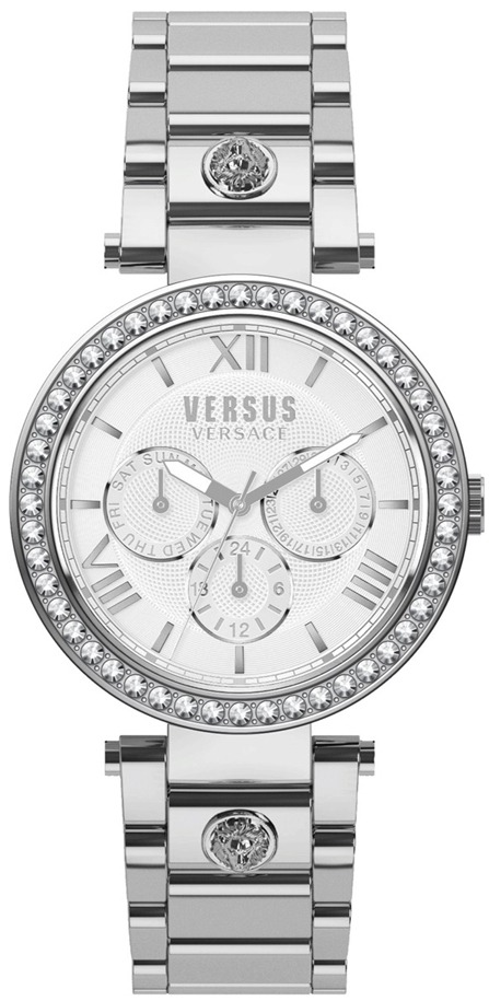 Versus by Versace Damklocka VSPCA4821 Camden Market Vit/Stål Ø38 mm - Versus by Versace