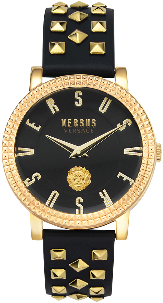 Versus by Versace Damklocka VSPEU0219 Pigalle Svart/Gulguldtonat - Versus by Versace