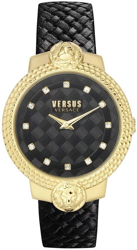 Versus by Versace Damklocka VSPLK1220 Mouffetard Svart/Läder Ø38 mm - Versus by Versace