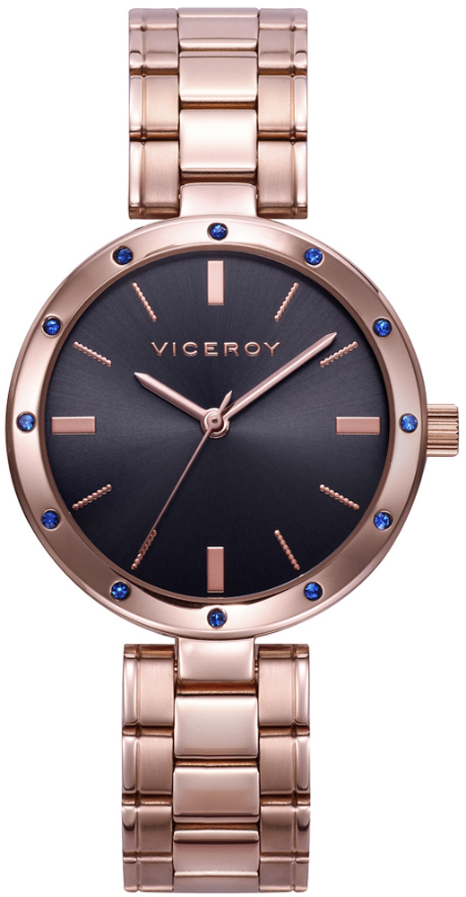 Viceroy Damklocka 401148-17 Classic Svart/Roséguldstonat stål Ø32