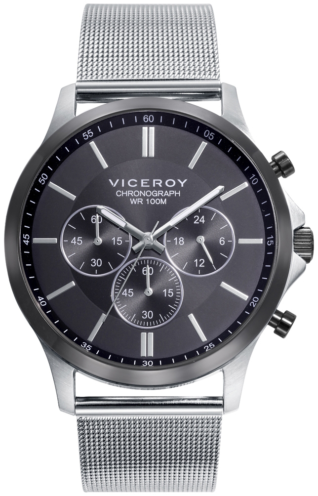 Viceroy Herrklocka 401291-57 Classic Svart/Stål Ø43 mm - Viceroy