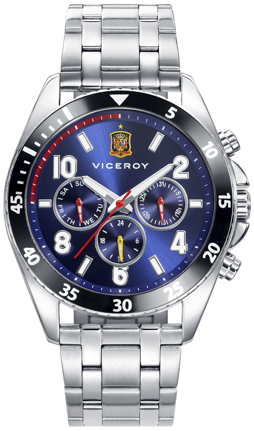 Viceroy Damklocka 42338-35 Classic Bl&aring;/St&aring;l &Oslash;36 mm