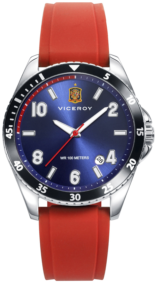 Viceroy Damklocka 42342-35 Classic Bl&aring;/Gummi &Oslash;36 mm