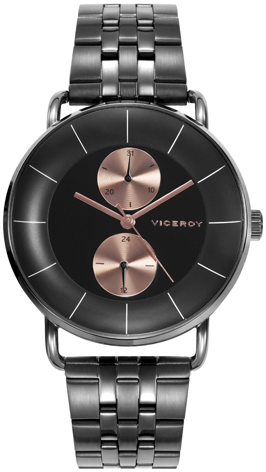 Viceroy Herrklocka 42419-56 Classic Svart/Stål Ø42 mm - Viceroy