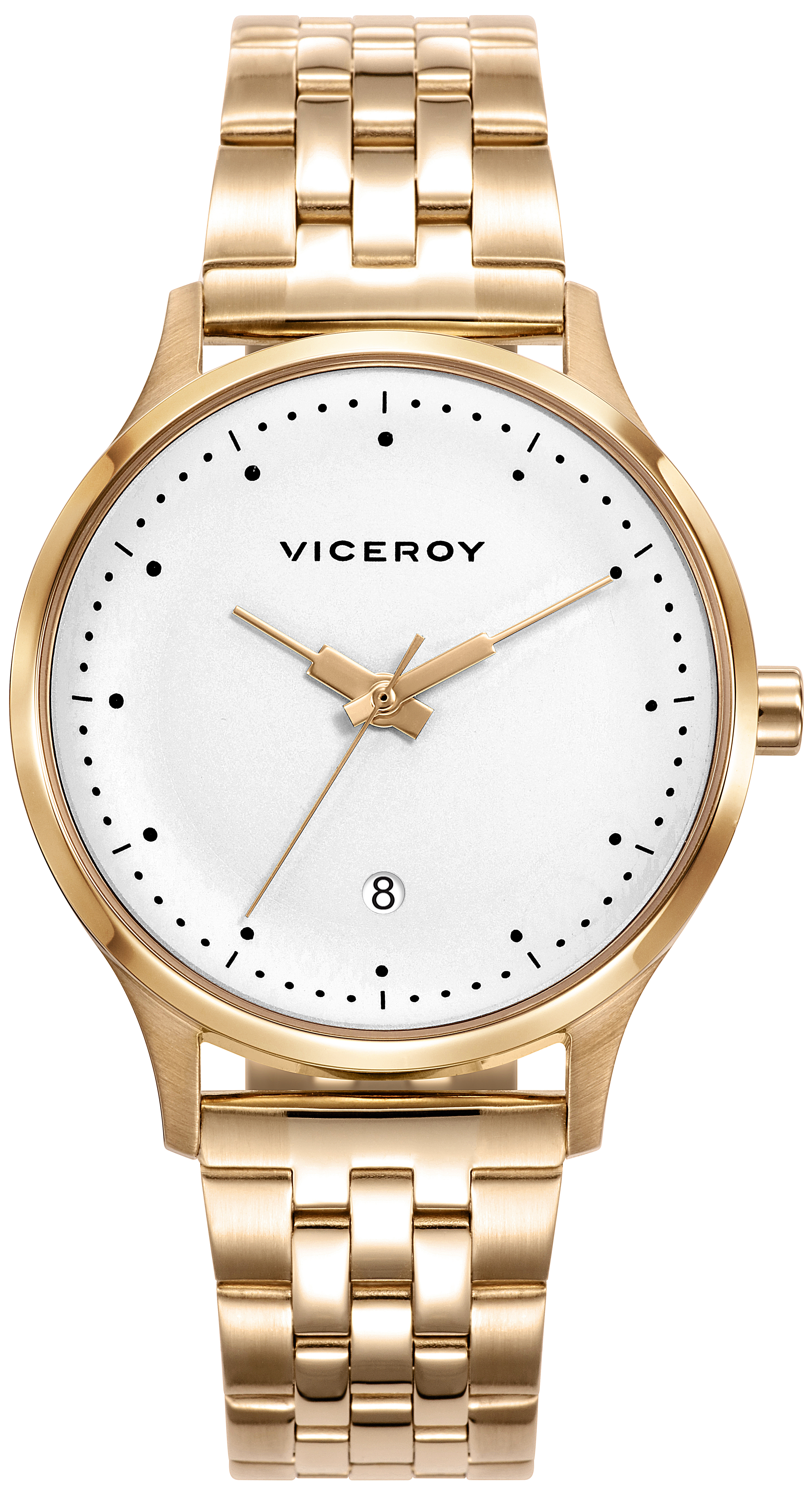 Viceroy Damklocka 461124-06 Classic Vit/Roséguldstonat stål Ø37 mm