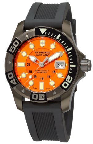 Victorinox Dive Master Herrklocka 241428 Orange/Gummi Ø43 mm