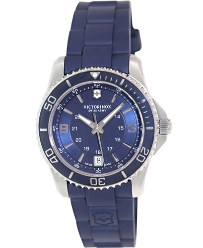 Victorinox Damklocka 241610 Blå/Gummi Ø34 mm - Victorinox