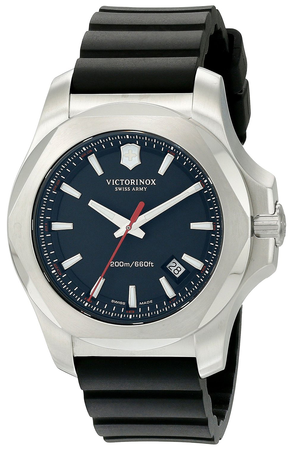 Victorinox Herrklocka 241682.1 Svart/Gummi Ø43 mm - Victorinox