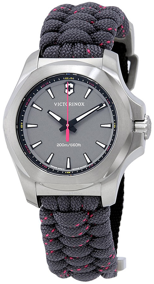 Victorinox Damklocka 241771 Gr&aring;/Textil &Oslash;37 mm