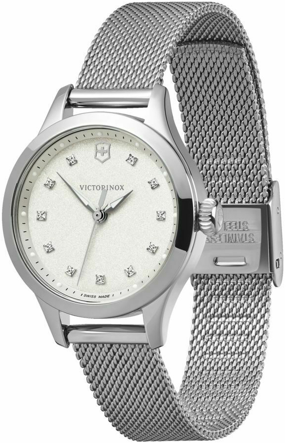 Victorinox Damklocka 241878 Vit/Stål Ø28 mm - Victorinox