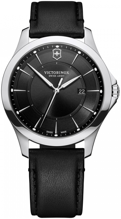 Victorinox Herrklocka 241904 Alliance Svart/Läder Ø40 mm - Victorinox