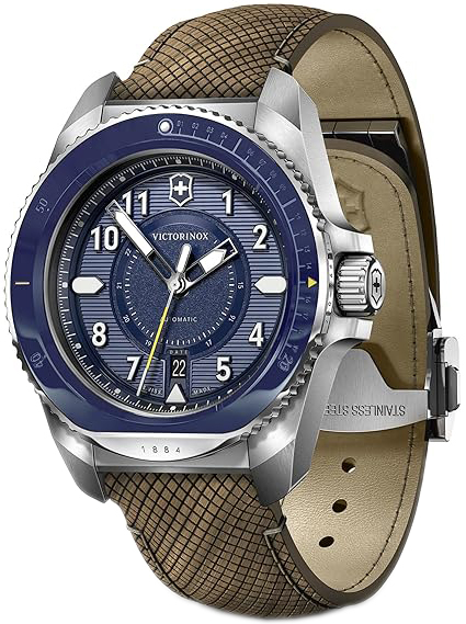 Victorinox Herrklocka 241980.1 Journey 1884 Blå/Läder Ø43 mm - Victorinox