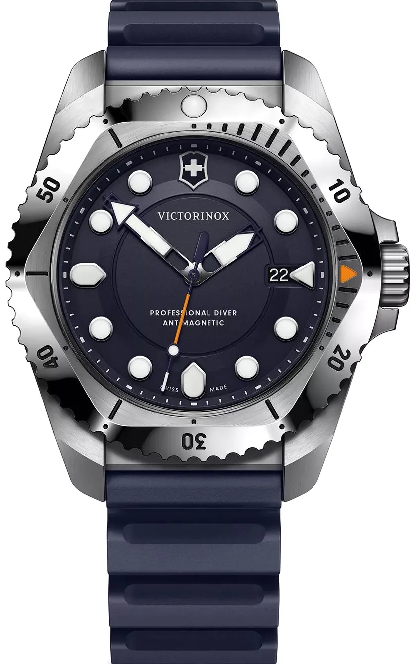 Victorinox Herrklocka 241991 Dive Pro Blå/Gummi Ø43 mm - Victorinox