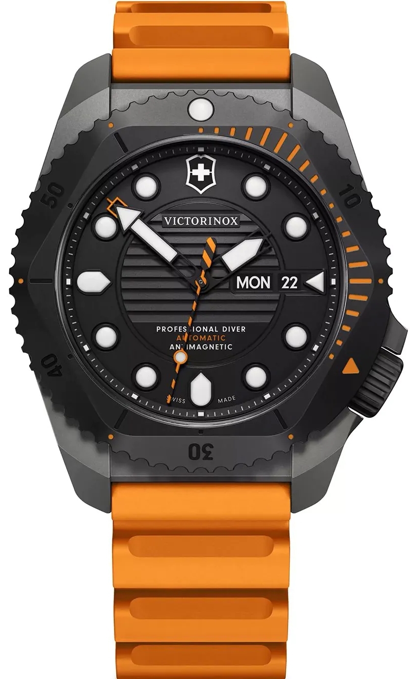 Victorinox Herrklocka 241996 Dive Pro Svart/Gummi Ø43 mm - Victorinox