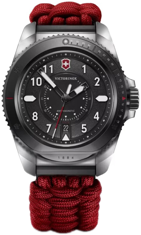 Victorinox Herrklocka 242016.1 Journey 1884 Svart/Textil Ø43 mm - Victorinox
