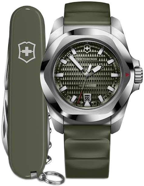 Victorinox Herrklocka 242017.1 I.N.O.X. Svart/Gummi Ø41 mm - Victorinox