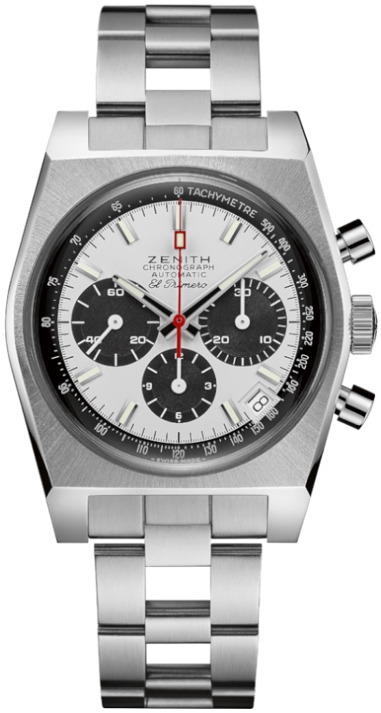 Zenith Herrklocka 03.A384.400-21.M384 El Primero Vit/Stål - Zenith
