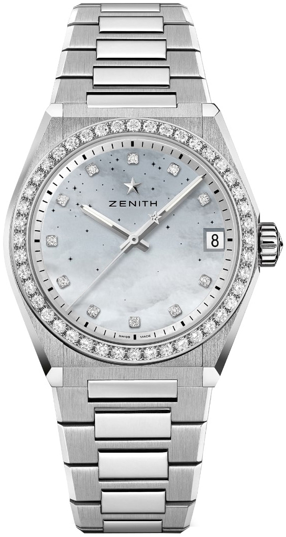 Zenith Damklocka 16.9200.670-03.MI001 Defy Midnight Vit/Stål Ø36 mm - Zenith