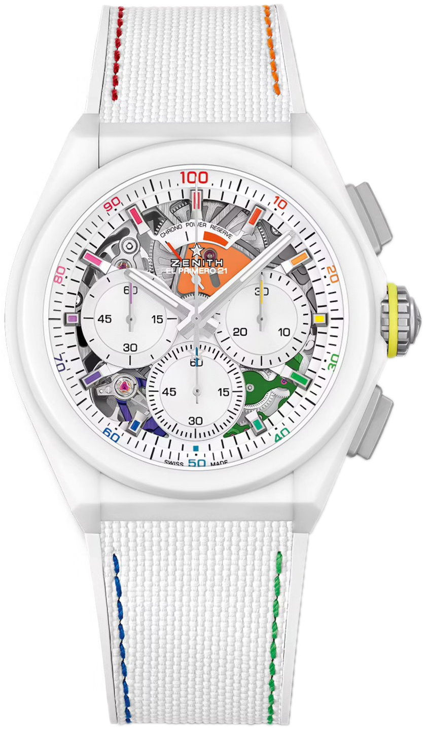 Zenith Herrklocka 49.9010.9004-01.R947 El Primero Skelettskuren/Gummi - Zenith