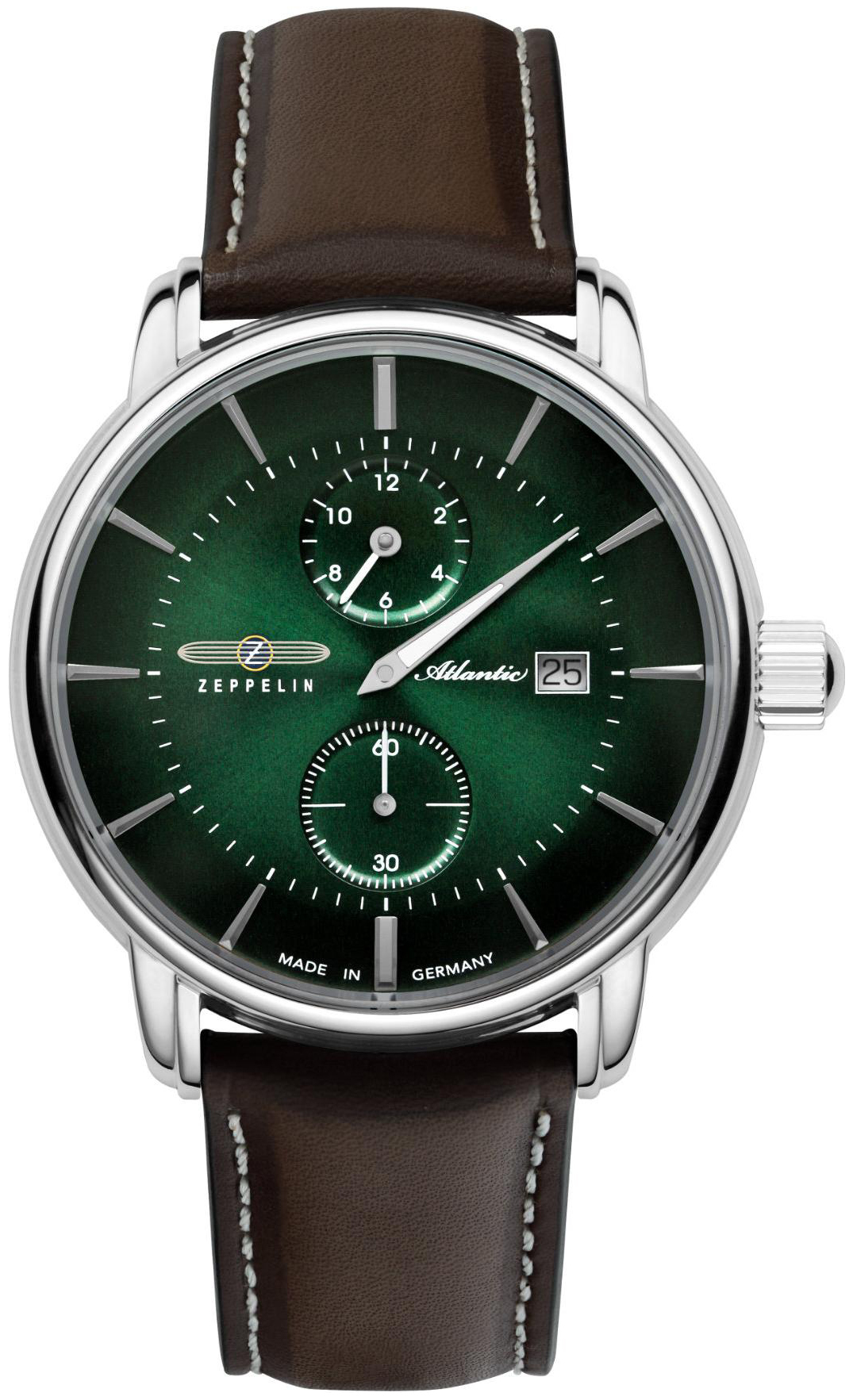 Zeppelin Herrklocka 84264 Atlantic Grön/Läder Ø43 mm - Zeppelin