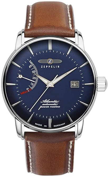 Zeppelin Herrklocka 84623 Atlantic Blå/Läder Ø42 mm - Zeppelin