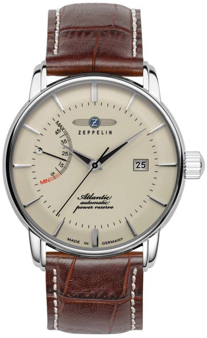 Zeppelin Herrklocka 84625 Atlantic Beige/Läder Ø41 mm - Zeppelin