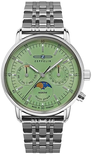Zeppelin Damklocka 8637M4 Lz 14 Marine Grön/Stål Ø36 mm - Zeppelin