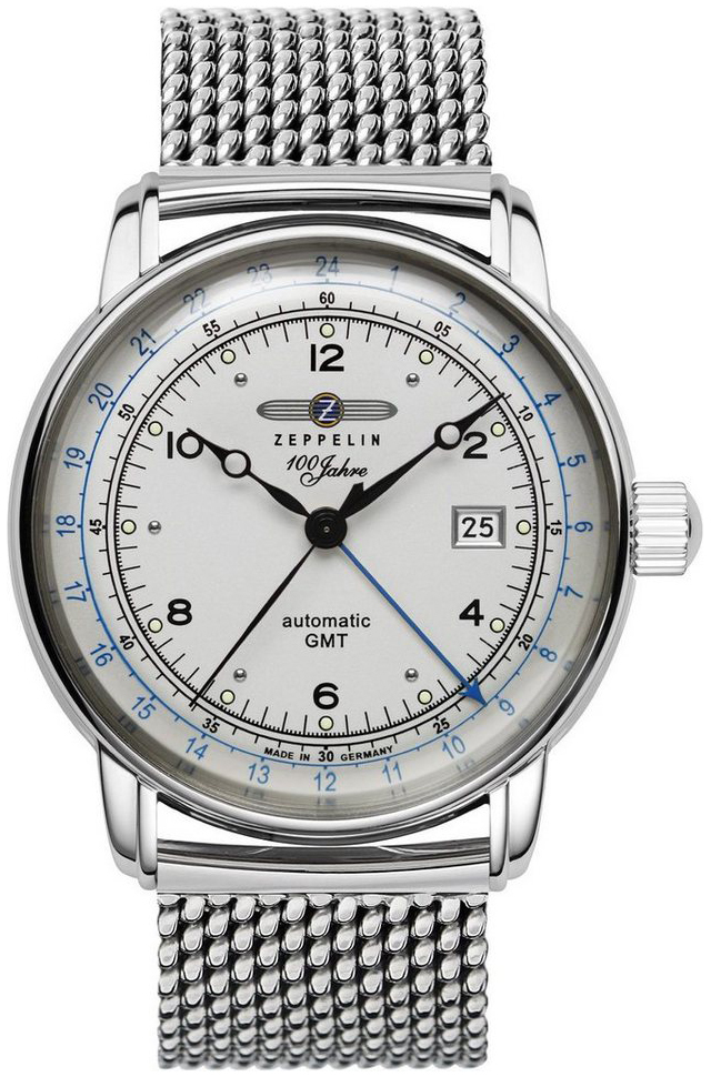 Zeppelin 100 Jahre Herrklocka 8666M1 Silverfärgad/Stål Ø42 mm - Zeppelin